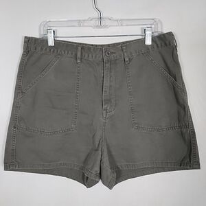 Union Bay Juniors 13 Olive Khaki Shorts Vtg Y2K 90s Grunge Preppy Inseam 3"